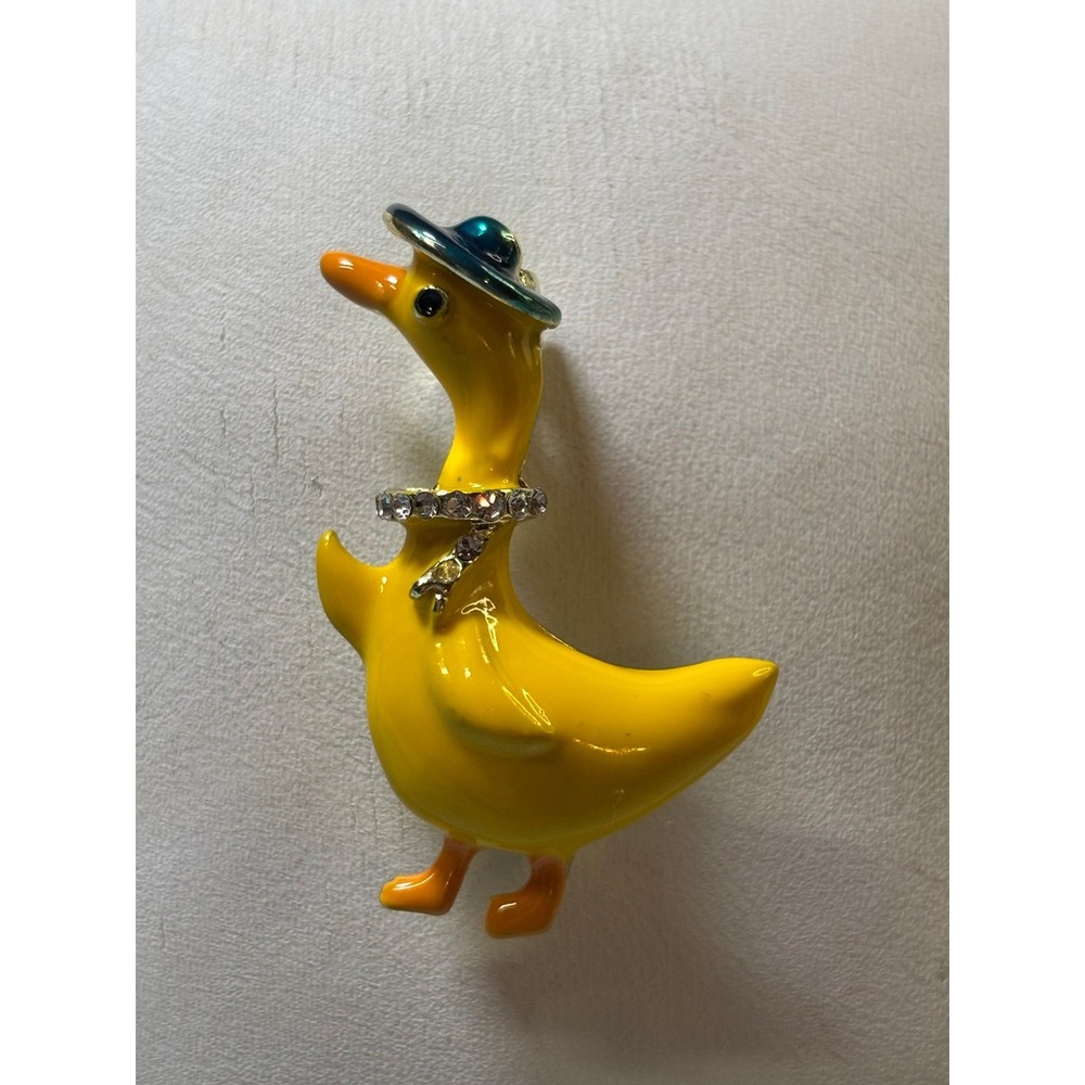 #12. Cheerful Yellow Duck Brooch